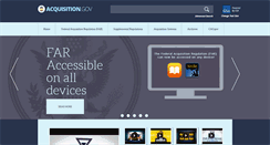 Desktop Screenshot of acquisition.gov